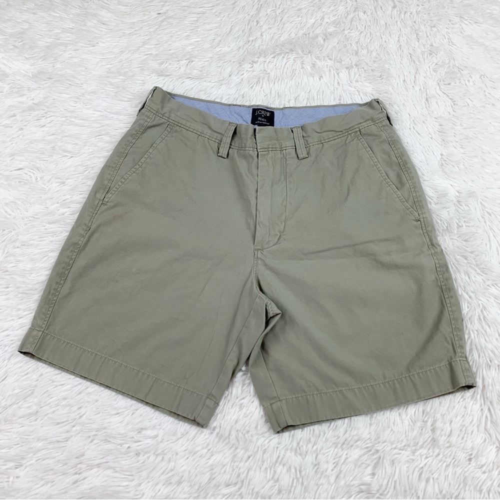 J Crew flat front Reade chino shorts